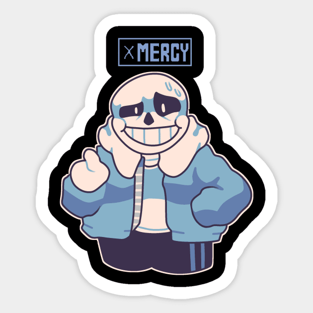 sans is sparing you. but a tshirt/hoodie/clothes Sticker by datbx